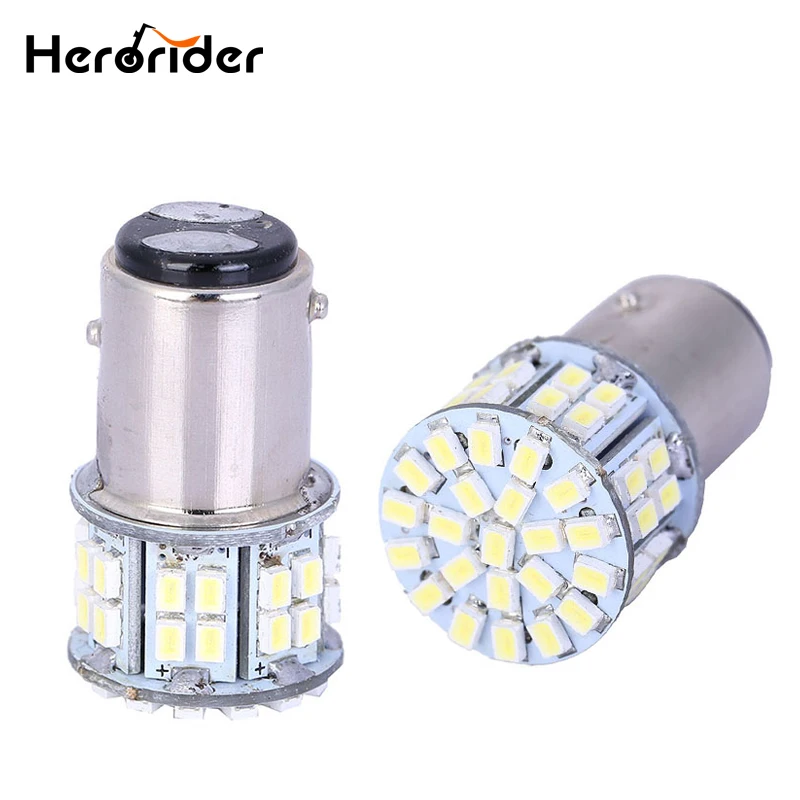 Herorider 1157 3020 SMD 50 Светодиодные Автомобильные фары BAY15D P21/5W стоп сигналы лампы ксенон