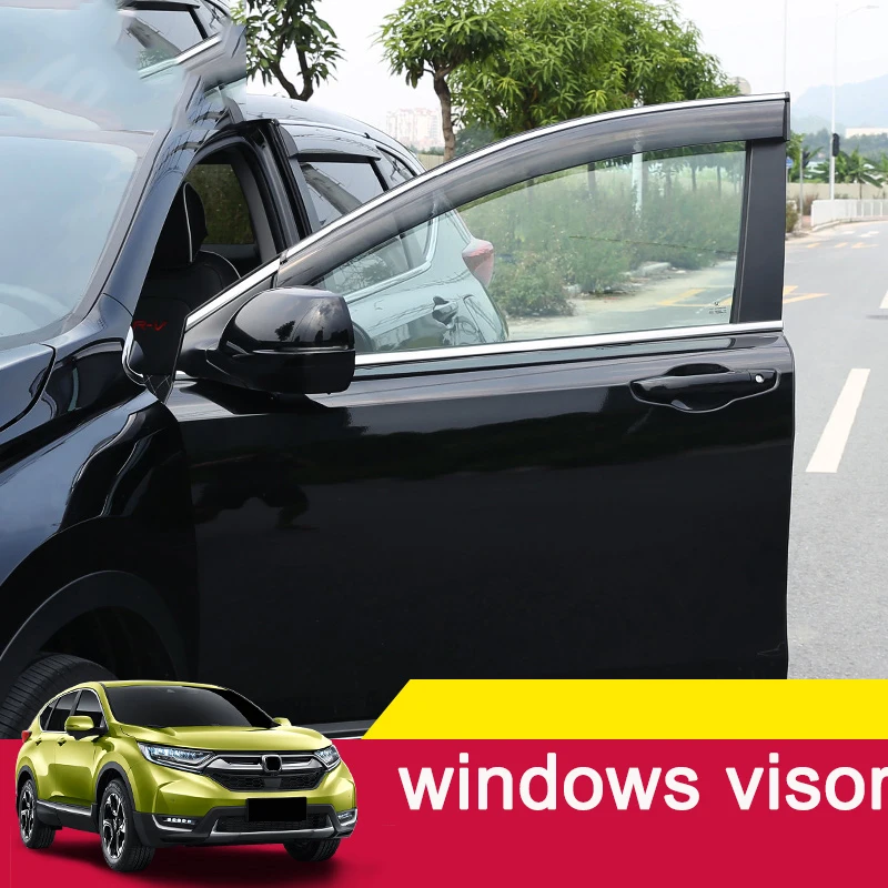 4 шт. защитный козырек от дождя для автомобиля Honda CRV 2017|windows visor|car window visorcar rain |