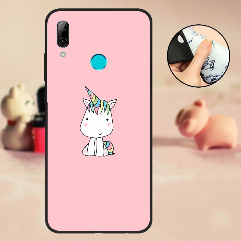 P Smart Coque для huawei PSmart чехол силиконовый черный ТПУ 6," для huawei P Smart Чехол для мобильного телефона мягкий - Цвет: T15