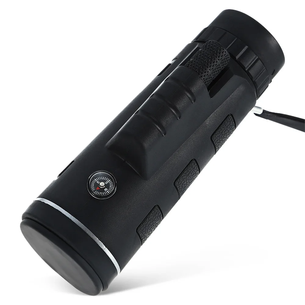 40x60 المزدوج التركيز تعديل ضوء منخفض للرؤية الليلية أحادي تلسكوب بصري مجهر الإكتشاف نطاق الصيد السفر