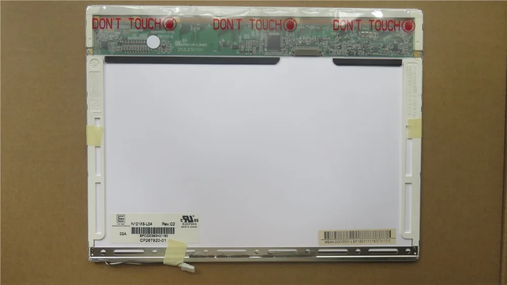 100% тестирование бренда оригинал A + N121X5-L04 12,1 "дюймов lcd-панель, экран дисплея один год гарантии