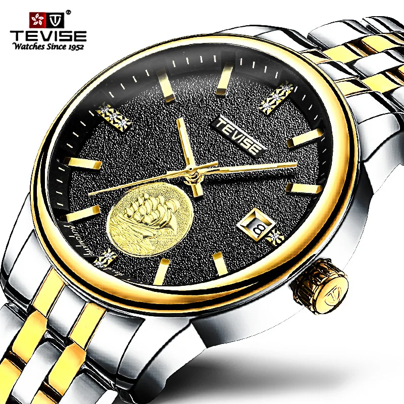 TEVISE Brand Men Watch 2018 Mechanical Watches Luminous Automatic Watch Male Clock Business Stainless Steel Wristwatch Relogio TEVISE Brand Men Watch 2018 Mechanical Watches Luminous Automatic Watch Male Clock Business Stainless Steel Wristwatch Relogio