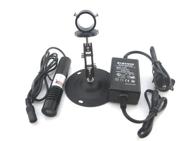 Красная линия лазера 635nm 2,8-5,2 V отрегулированный модуль лазерной головки 22x110 мм и держатель и адаптер