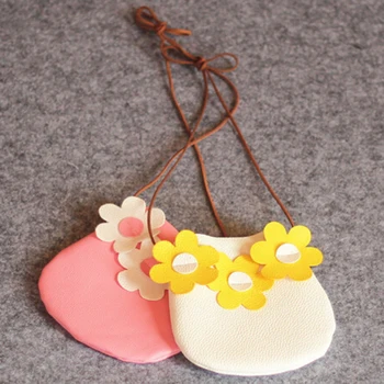 

Children Wallet Lolita PU Leather Handbags Flower Kid Toddler Shoulder Bag Christmas Children Crossbody Bag Girl Coin Purse Gift