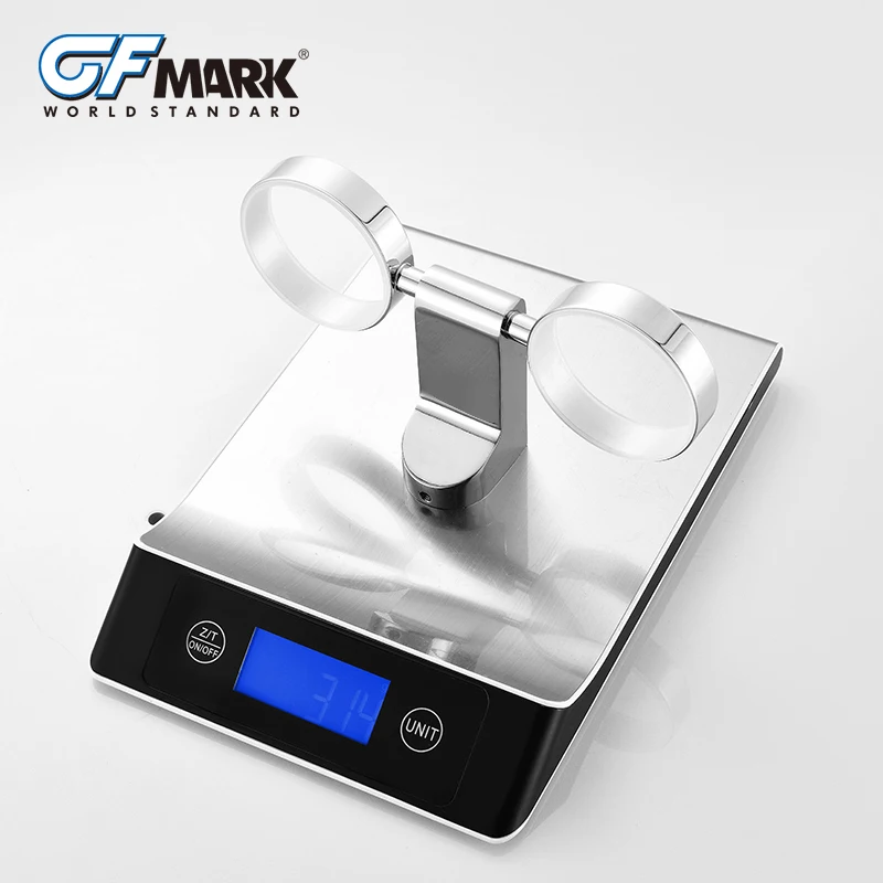 GFmark Двойные керамические чашки держатель хромированные аксессуары для ванной