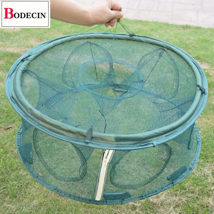 Automatically 7 Holes Fishing Net Network Crayfish Catcher Casting Network Mesh Nets For Fishing Cage Fish Trap Cages China (3)