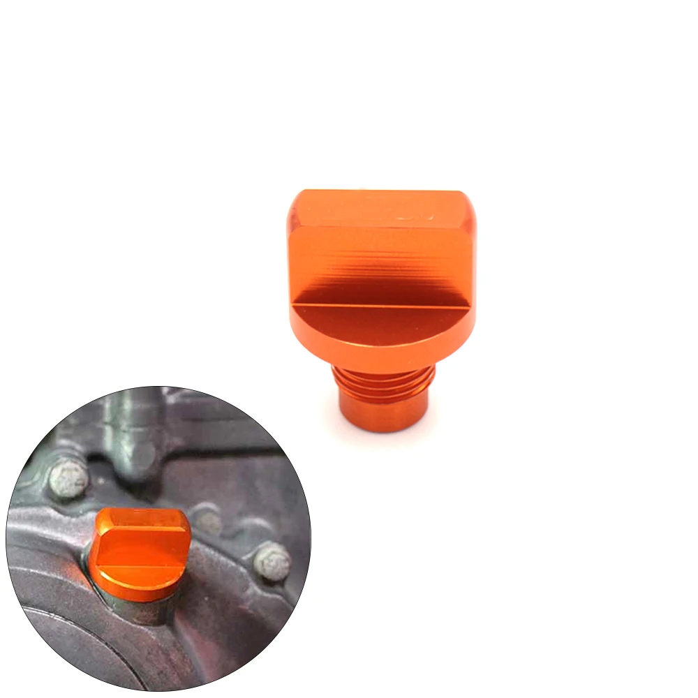 evomosa CNC Motorcycle Engine Oil Filler Cap Plugs Cap Scrw Plate Brake