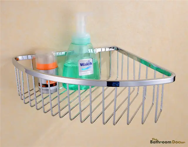 Bath Cads Shower Wall Corner Shelves Baskets Stainless Steel Bath Cads Shower Wall Corner Shelves Baskets Stainless Steel Chrome 09 006