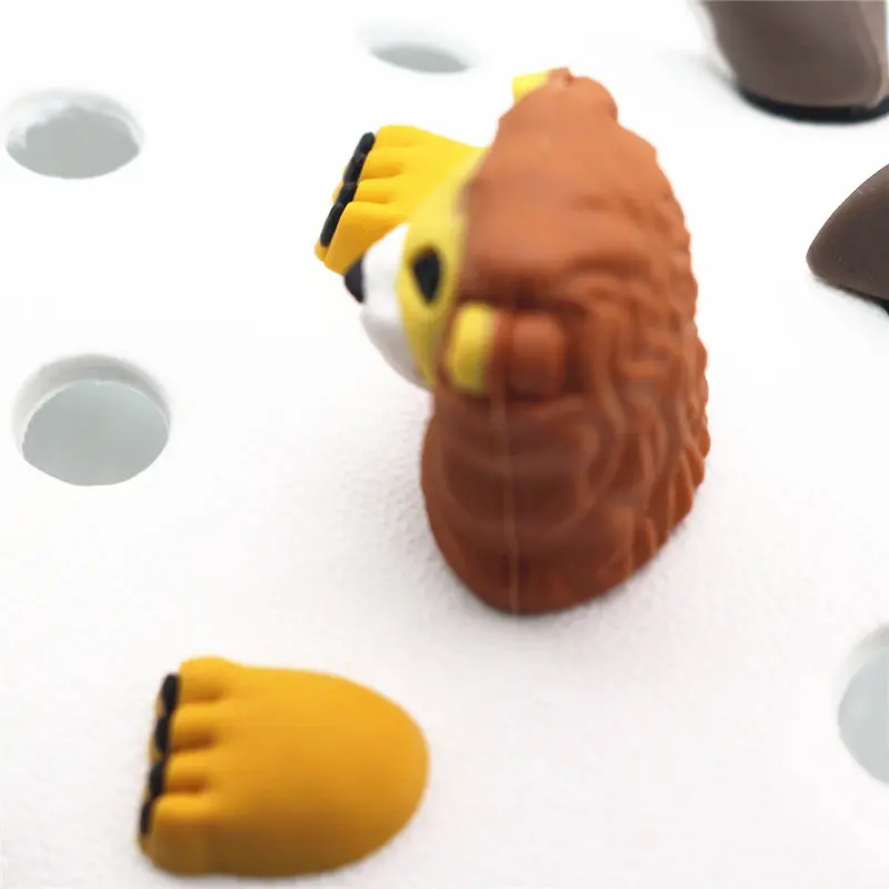 Novelty 3D Dragon Snake Garden Shoe Decoractions Cartoon Animals Style Croc Shoe Charm Accessories Give Your Child the Best Gift