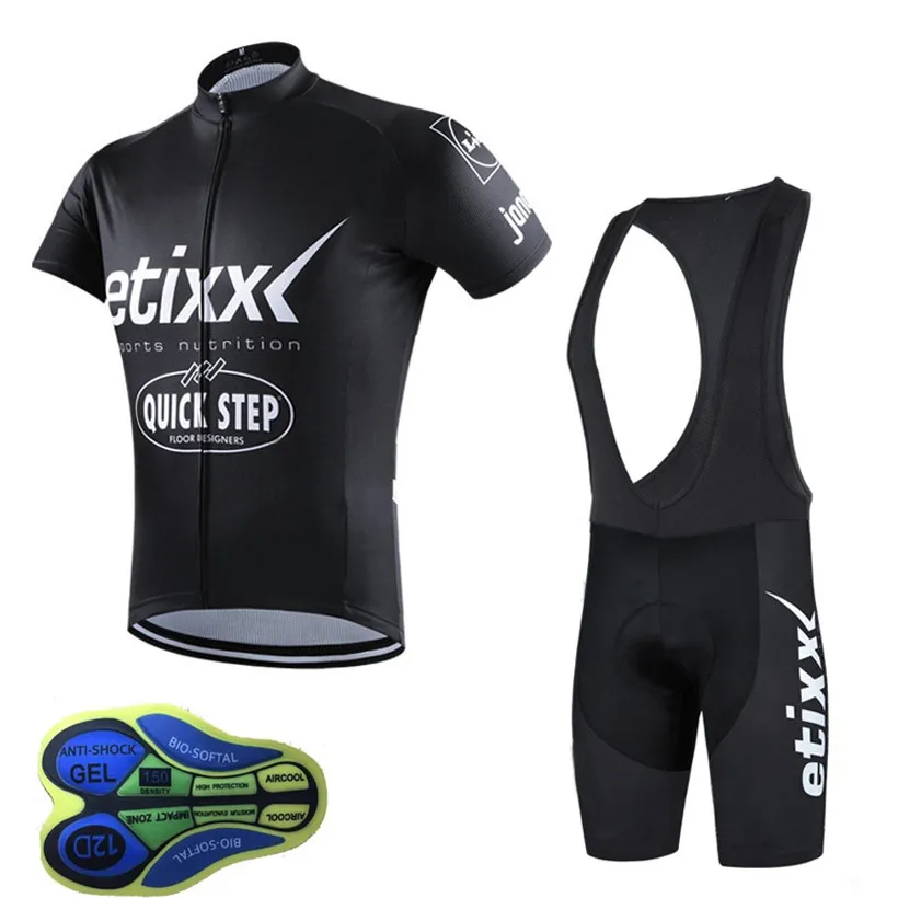 

Pro Team quickstep 2019 Cycling Jersey Sportwear MTB bike clothing maillot Ropa uniformes Ciclismo hombre bib shorts set #621