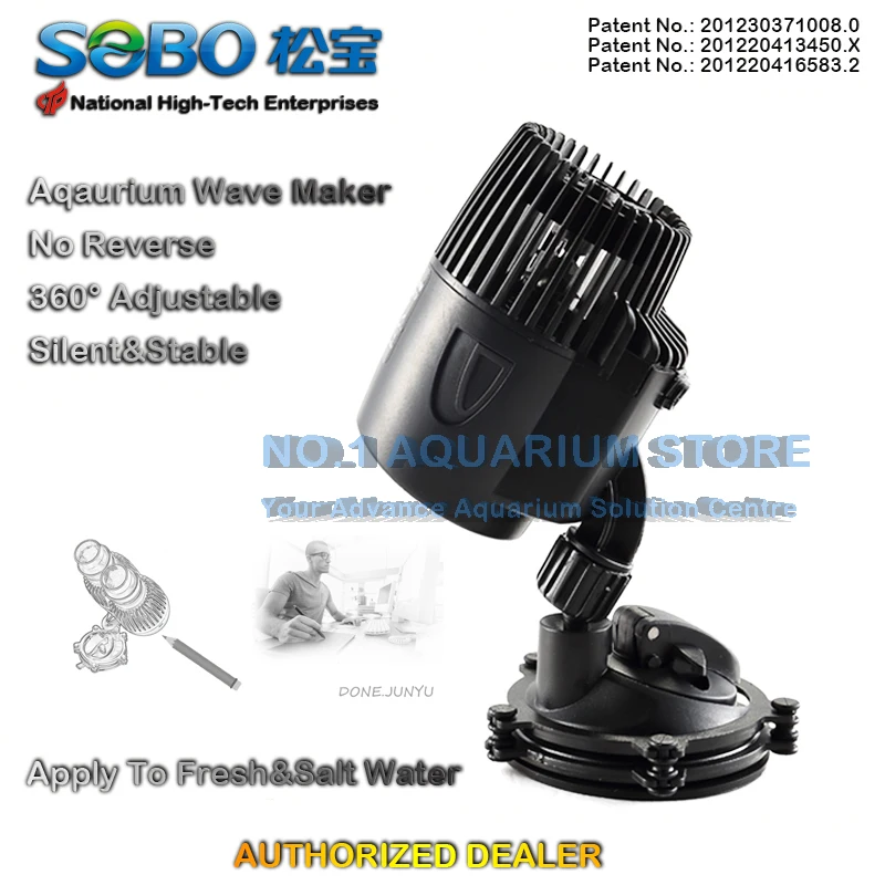 Sobo Wave Maker аквариумный Аквариум Powerhead насос морской риф Коралловая циркуляция