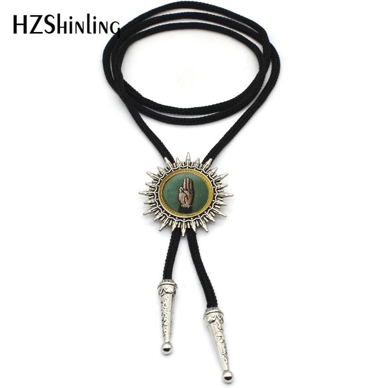 

2017 New Arrival Girl Scout Vintage Bolo Tie Steampunk Glass Dome Languages Cadette Merit Badge Western Bolo Tie for Women