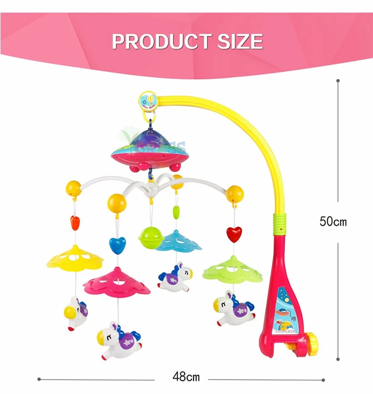 Детские игрушки 0-12 месяцев кроватки мобильные, музыкальные дистанционная кровать колокольчик с животными погремушки проекция Мультяшные