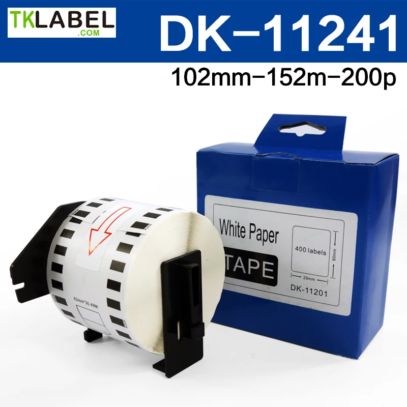 Brother DK 11241 compatible labels 102 mm x 152 mm OL 1060 label printers (200pcs per roll)-in ...