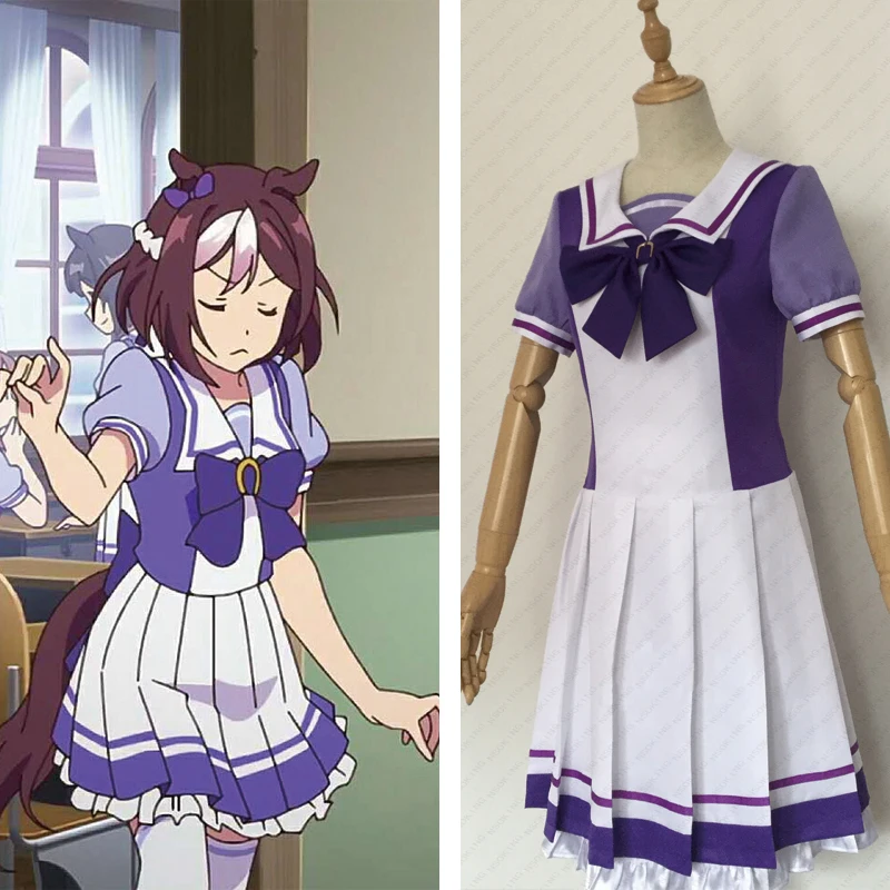 

Pretty Anime Derby Special Week Uniform Sailor Suit Cosplay Costume