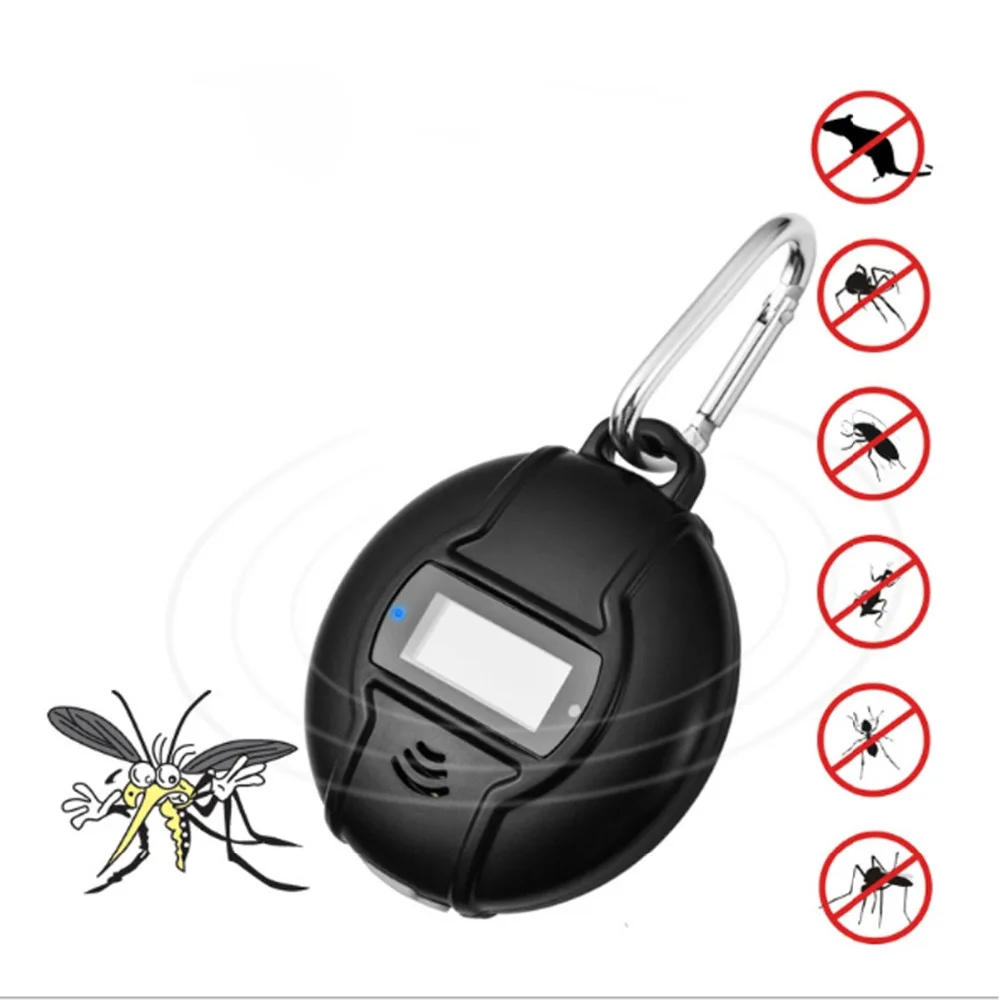 Electronic Mosquito Repellent Outdoor Solar Repeller Portable Compass Ultrasonic Multi function