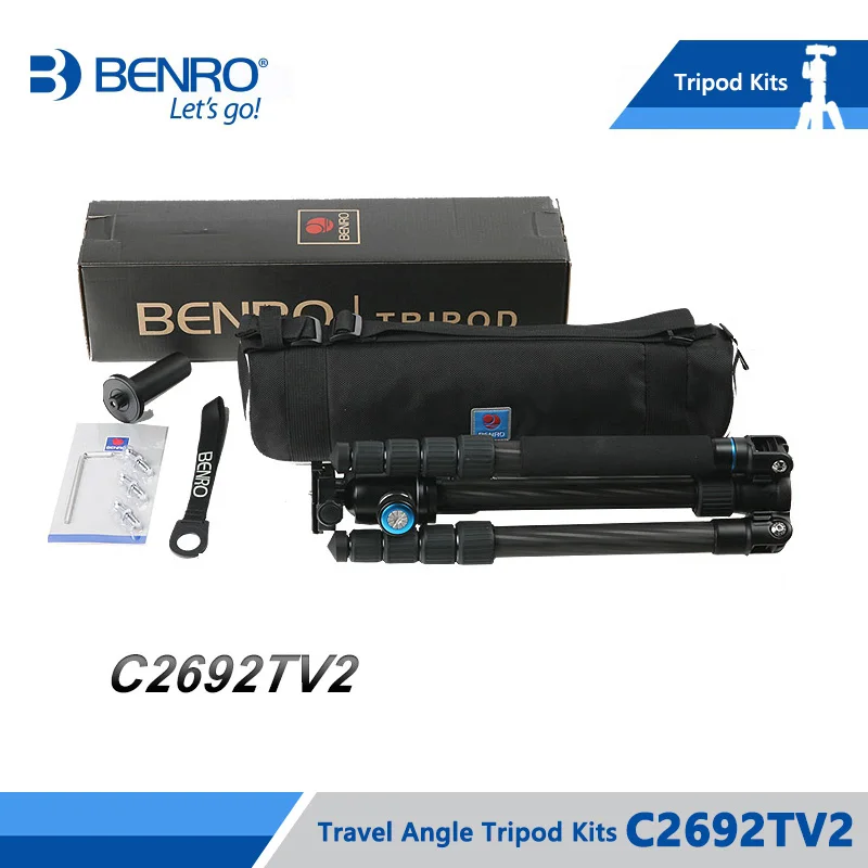 Штатив Benro C2692TV2 карбоновый монопод для камеры с шаровой головкой V2 максимальная
