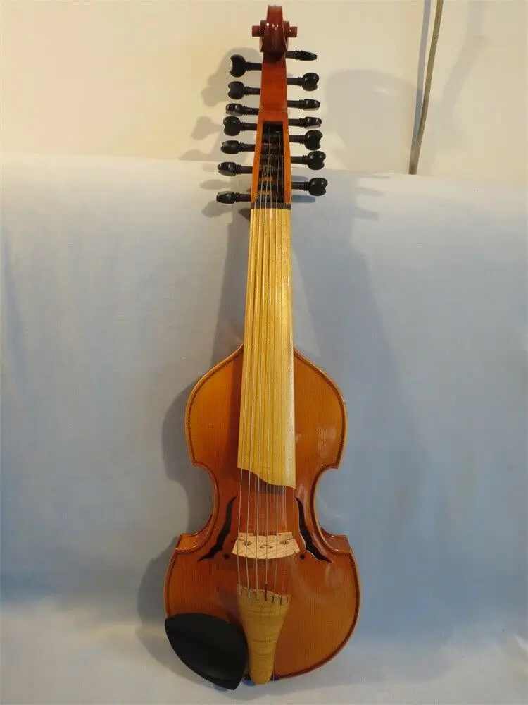 Ручная работа песня брена маэстро 7 × 7 струн 1" viola d'Amore 4/4 скрипка#12949 S