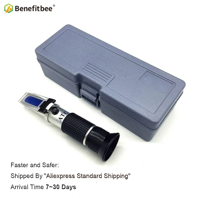 Befogadó Bee Tools Honey Refraktométer 58-90% (Cukortartalom) Méhészeti Kézi Mézkoncentrációmérő - Image 6