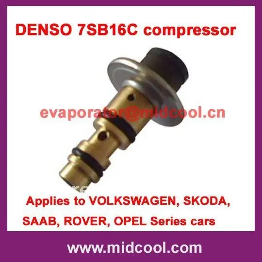 DENSO 7SB16C Compressor control valves for VOLKSWAGEN, SKODA, SAAB