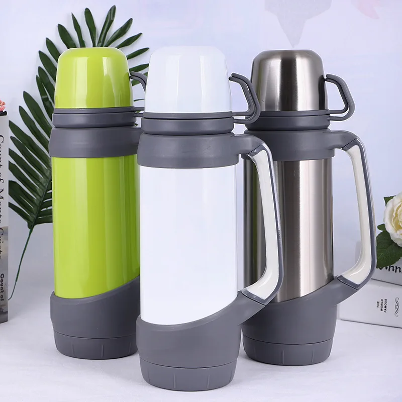 

1200ml Stainless Steel Thermos Bottle Insulated Tumbler with Thermal Cup Outdoor Portable Vacuum Flask Coffee Travel Mug