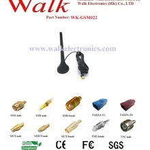 Водонепроницаемый наружный использовать магнитное крепление gsm gprs штыревая антенна, AMPS четырехдиапазонная антенна, sma разъем