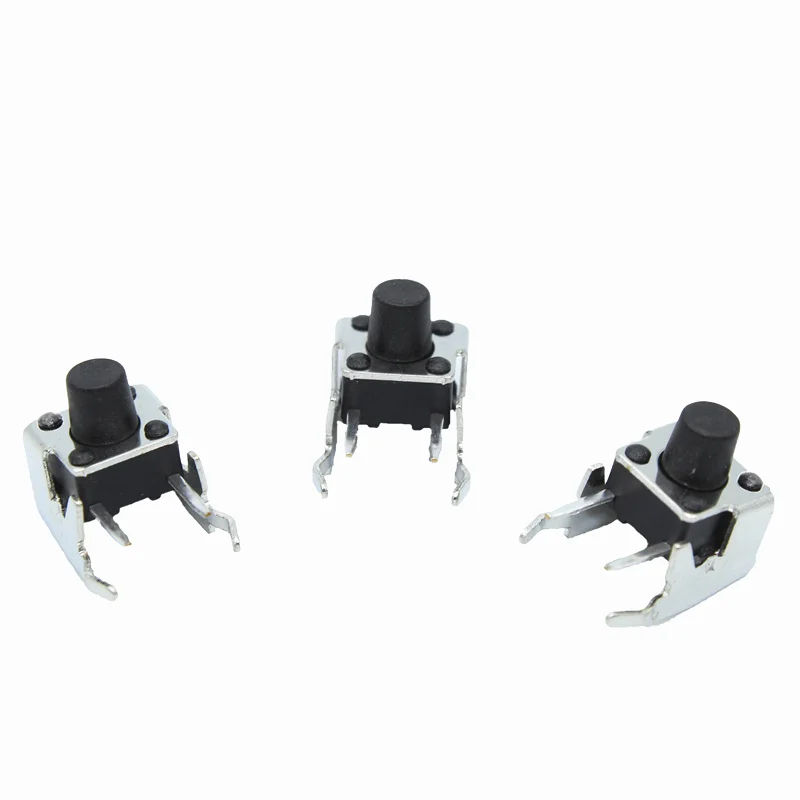 

50PCS/LOT 5H 6*6*5 Touch the horizontal key switch with bracket side micro switch 6X6X5