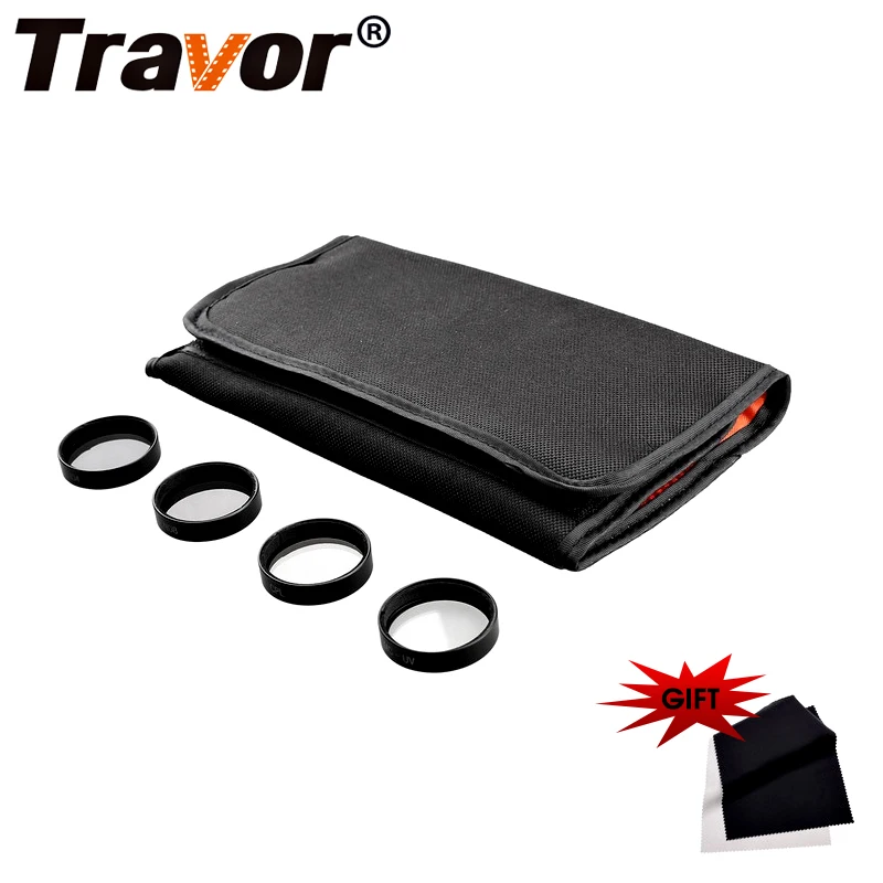 

Travor Camera Filter ND Filter Kit ND(4+8+16+32) For Phantom4 Phantom3 Gift Microfiber Cleaning Cloth
