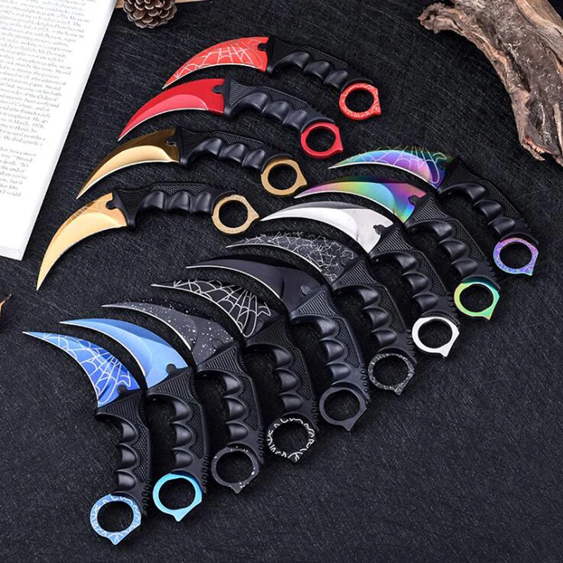 

Vastar Hunting Knife CS Tactical Claw Neck Knife Camp Hiking Outdoor Camping Offensive Hunting Survival Tool Knife