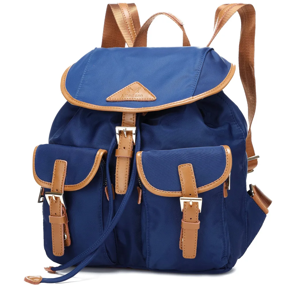 ladies backpack blue (2)