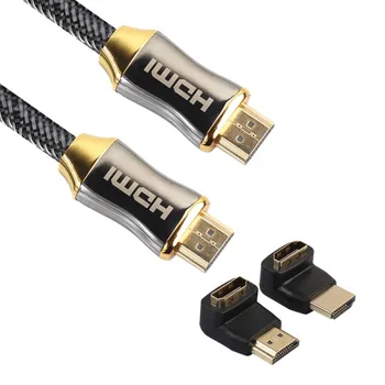 

1/1.5/2/3/5/10 Meters Braided Ultra HD HDMI V2.0 Cable Zinc Alloy High Speed + Ethernet HDTV Support 3D 2K x 4K Video Cable