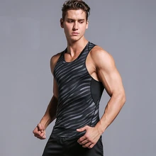 Новинка, Быстросохнущий мужской спортивный жилет, топы, компрессионные рубашки для бега, без рукавов, жилет для спортзала, для мужчин, для йоги, фитнеса, майка, жилет для бега
