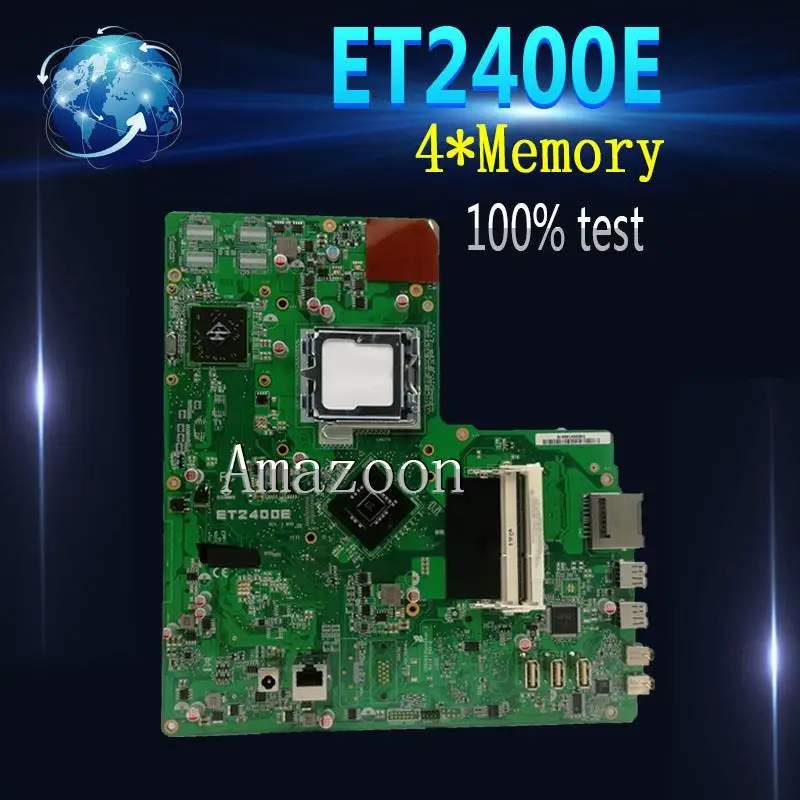 Оригинальная универсальная материнская плата Amazoon для ASUS ET2400 ET2400E 4 * памяти 100%