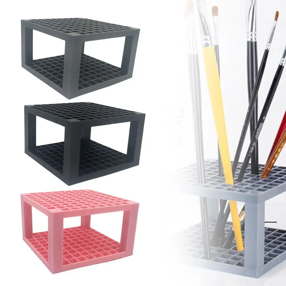 

New 14.5*9cm Markers Artist Detachable 96 Hole Pencil Holder Organizer Brush Multifunction Stationery Supplies