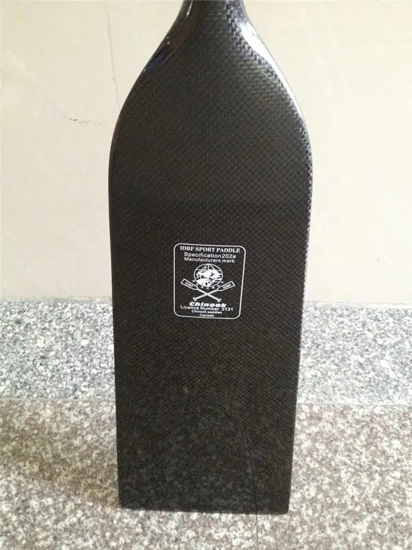 

Newest IDBF Approved 1-Piece Full Carbon Fiber Dragon Boat Paddle with Round T Handle Customized Paddle length