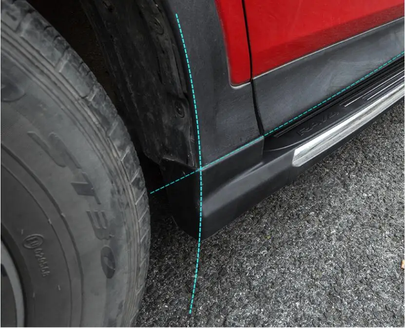 Автомобильный Алюминиевый сплав и АБС Беговая доска боковой шаг Nerf бар Защита подходит для Toyota RAV4 2013