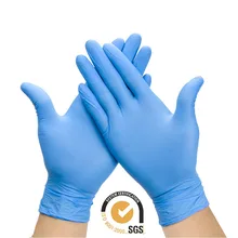 100 шт./кор. синий Нитриловый резиновые одноразовые перчатки защита от действия кислот и щелочей для химической лаборатории электронные продукты питания медицинская испытательная работа перчатки