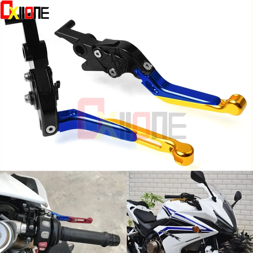 

CNC Foldable Extendable Motorcycle Accessories CNC Aluminum Brakes Clutch Levers for KAWASAKI KX125 KX250 KX250F KX450F