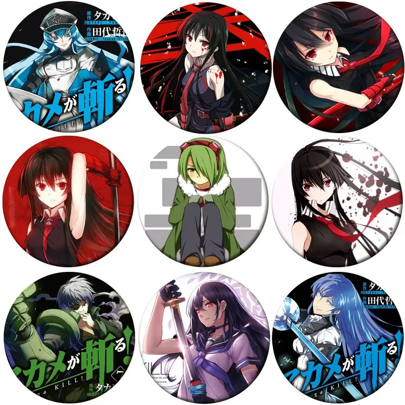 1 шт. аниме Akame ga KILL значок косплея мультфильм Tatsumi брошь булавки Lubbock коллекция