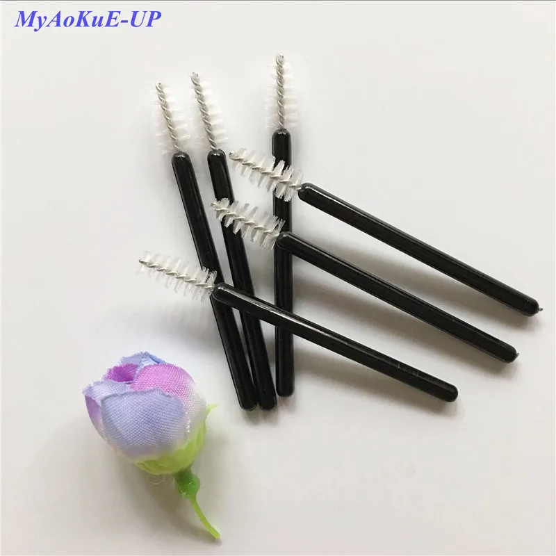 

Professional 200pcs Cosmetic Eyelash Tools Makeup Brushes Eyelash Extension Mini one off Lashes Brush