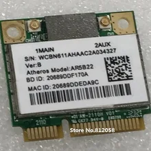 Ssea Беспроводной карты для Atheros ar9462 ar5b22 wb222 300 Мбит/с 802.11 B/G/N Половина мини pci-e карта Wi-Fi 4.0 Bluetooth