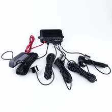 4pcs Sensors LED Display Parking Sensors Reverse Assistance Backup Radar Monitor Parking System Sensor Estacionamento