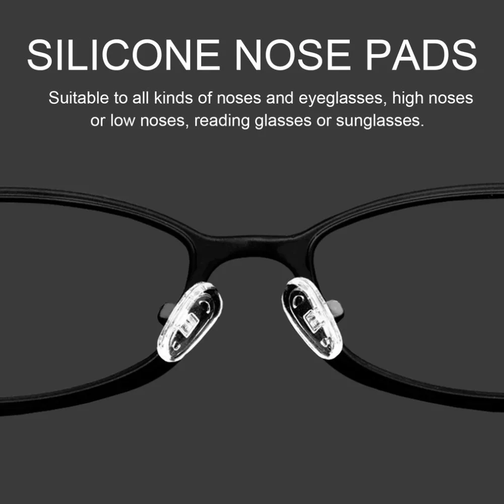 25 пар 13 мм Силиконовые носовые упоры с винтом на носовые упоры, инструмент для ремонта носоупоров для очков, солнцезащитные очки, аксессуары для очков A3