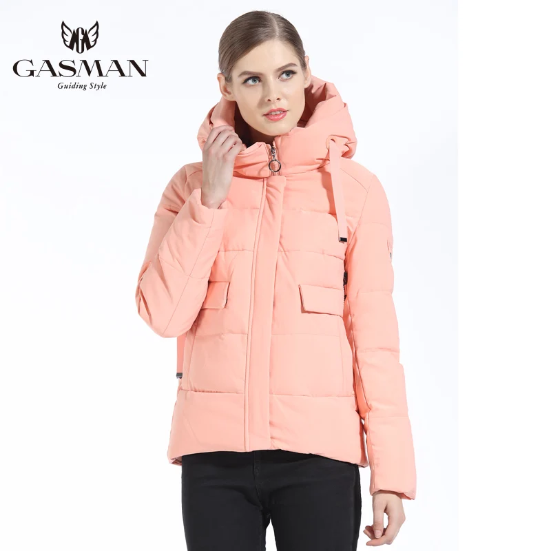 GASMAN 2018 New Winter Collection Women's Down jackets Short Winter Coats And Jackets For Women Fashion Brand Coat Down Parka