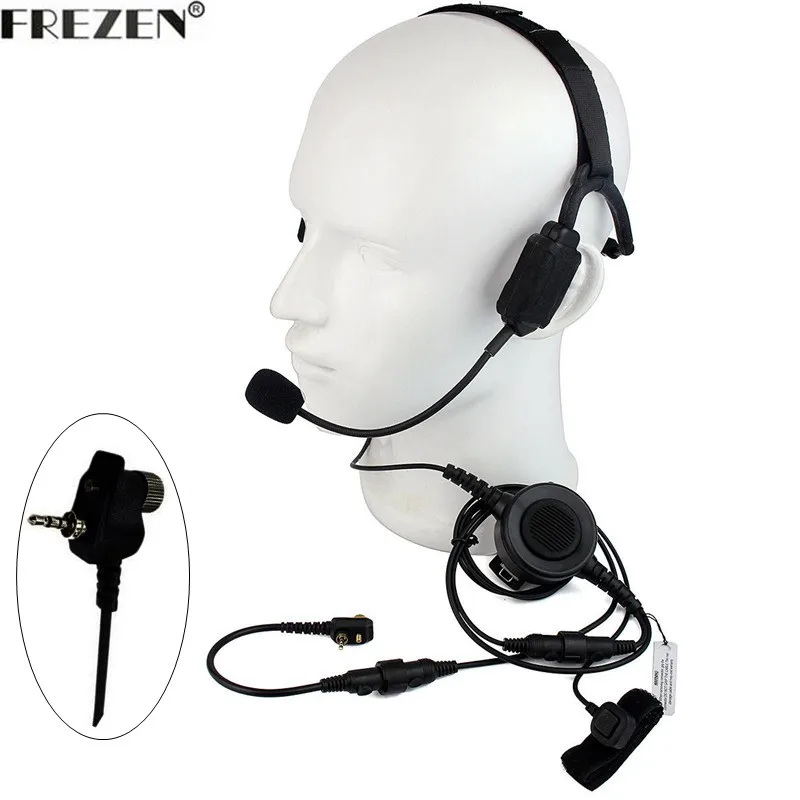 Walkie talkie Military Bone Conduction Tactical Headset boom mic For Motorola MTP850 Two Way Radio MTH600 MTH650 MTH800 MTH850