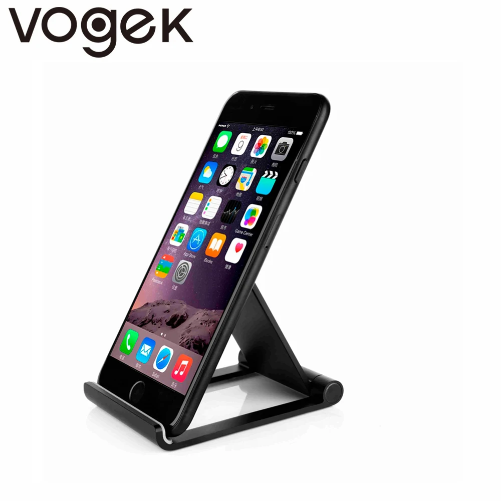 Складной алюминиевый держатель для телефона Vogek iPhone X XS Регулируемая Складная