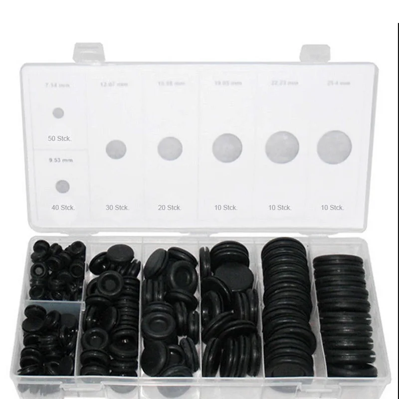 

170 Pcs Extensive Rubber Stoppers Body Plugs Stoppers New QP2