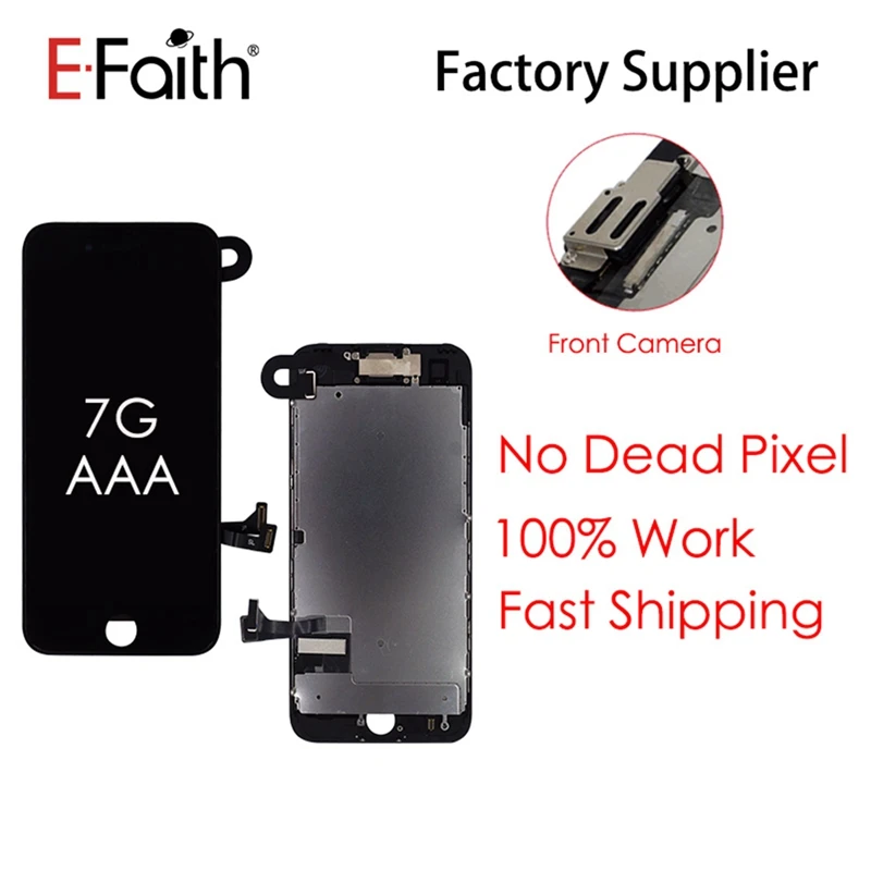 Лидер продаж E-Faith 50 шт. полный комплект для замены ЖК-дисплея iPhone 7 7G экран с