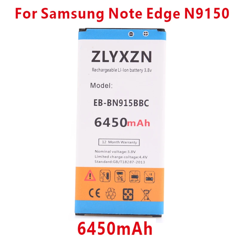 6450mAh EB-BN915BBC For SAMSUNG GALAXY Note Edge N9150 Battery N915K N915L N915S N915X N915 N915A N915D N915F N915FY | Мобильные