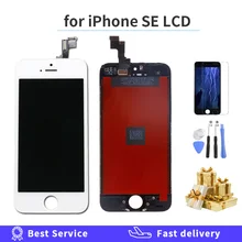 Blanc et noir AAAA qualité OEM LCD affichage pour iPhone SE écran tactile numériseur assemblée A1723 A1662 A1724 remplacement LCD + cadeau=